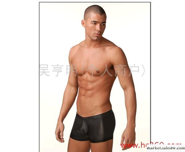 供應男式內褲N2N漆皮平角褲批發代理男士情趣內褲男士平角內褲代加工工廠,批發,進口,代購