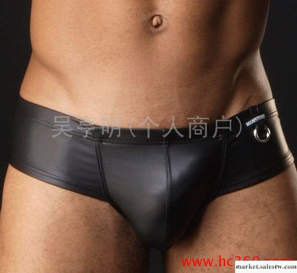供應男式內褲仿皮面料小平角褲男士情趣內褲男士內褲加工OEM代發批發工廠,批發,進口,代購