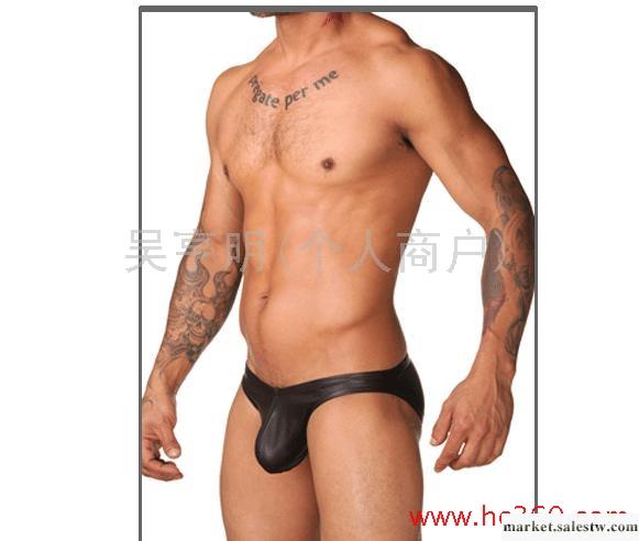 供應男式內褲N2N漆皮三角褲男士情趣內褲男士三角內褲代加工一件代發_2工廠,批發,進口,代購
