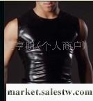 供應男式內褲MS漆皮背心男士情趣內衣男士內衣緊身內衣夜場舞臺表演服工廠,批發,進口,代購