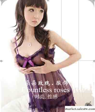 供應性感情趣睡衣 Duoduo The rose甜蜜愛戀 絲柔性感睡衣(紫)工廠,批發,進口,代購