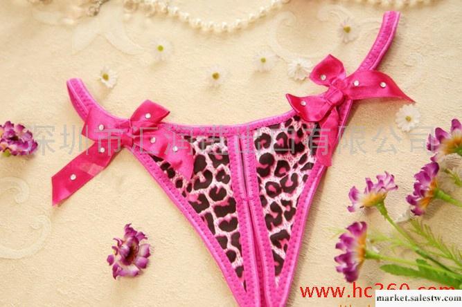 供應夜火情趣內衣、玫紅豹紋開檔丁字褲1工廠,批發,進口,代購
