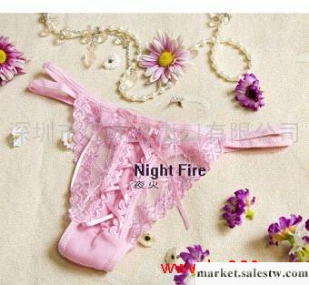 供應夜火情趣內衣、粉色蕾絲系帶丁字褲1工廠,批發,進口,代購