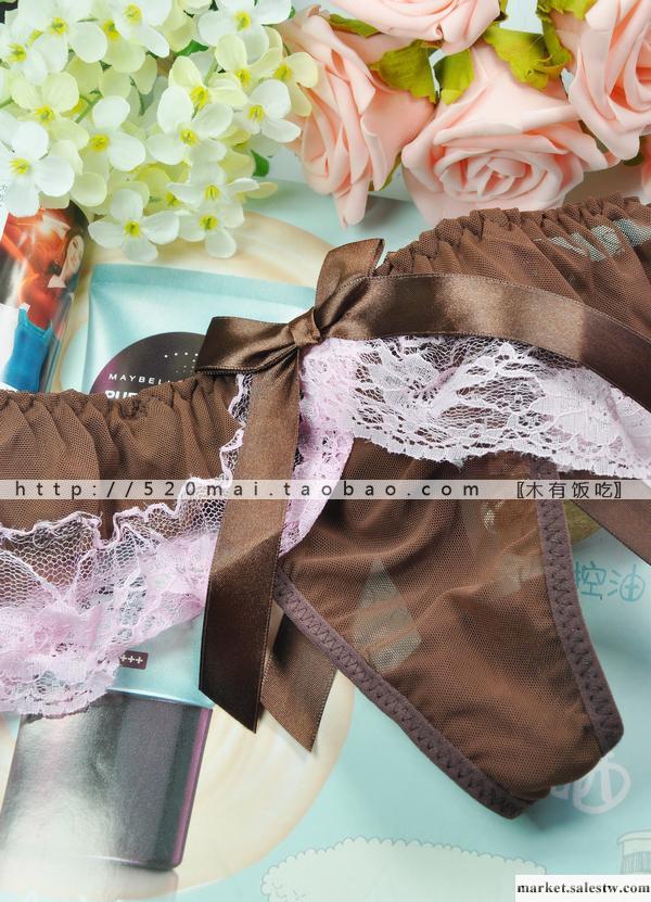 供應內褲批發 情趣內褲丁字褲 T型褲 糖果蕾絲性感內褲 女式內褲8037工廠,批發,進口,代購