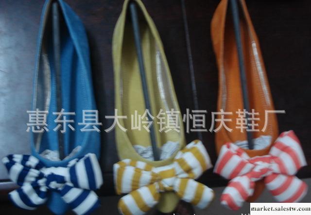 廠家直供2011日韓風格單鞋，時尚甜美可愛海綿蝴蝶結小平底女鞋。工廠,批發,進口,代購