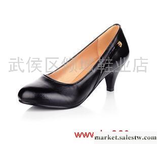 2012新款韓版大碼女鞋子OL職業女鞋黑色中跟單鞋工作鞋工廠,批發,進口,代購