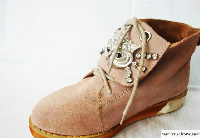 2012新款女鞋單靴 真皮水鉆 保暖耐磨 純色 平跟 惠東女靴批發工廠,批發,進口,代購