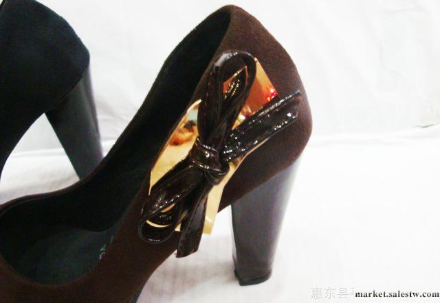 【919中國鞋類好貨源】新款女鞋單鞋 高跟 金屬蝴蝶結 惠東批發工廠,批發,進口,代購