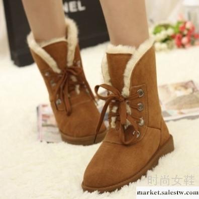 供應aipai真皮女靴時尚女鞋中筒雪地靴批發・進口・工廠・代買・代購