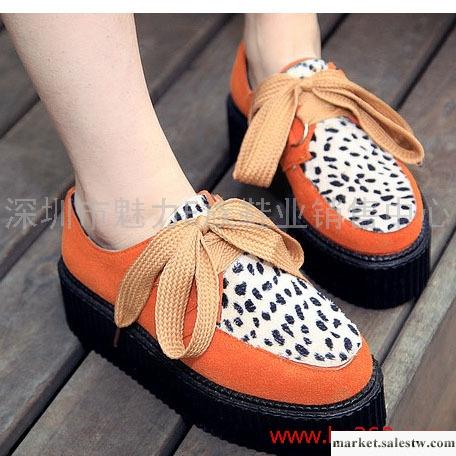 2012春季新款平跟厚底時尚松糕韓版時裝女士鞋子女式皮鞋女鞋單鞋批發・進口・工廠・代買・代購