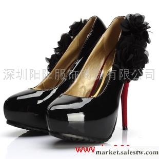 供應單鞋曼妮詩 歐美花朵漆皮晚宴鞋 防水臺超高跟鞋宴會女鞋單鞋工廠,批發,進口,代購