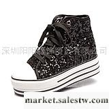 供應女鞋低調女2012春明星同款女鞋亮片休閑松糕鞋高幫鞋內增高G703-12工廠,批發,進口,代購