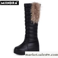 供應女鞋棉靴厚底長筒靴真狐貍毛流蘇靴清倉高筒雪地靴特價女靴工廠,批發,進口,代購
