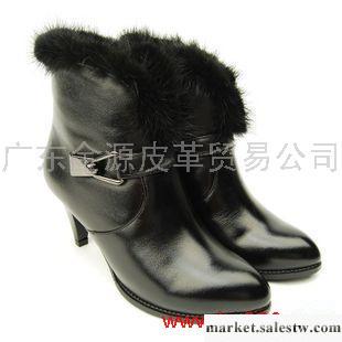 供應  女鞋米奧里新款棉皮鞋牛皮女靴 貂毛口保暖棉靴短靴高工廠,批發,進口,代購