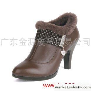 供應  皮鞋2011秋冬新款真皮靴女鞋正品短靴水鉆高跟單鞋皮鞋421B8183工廠,批發,進口,代購