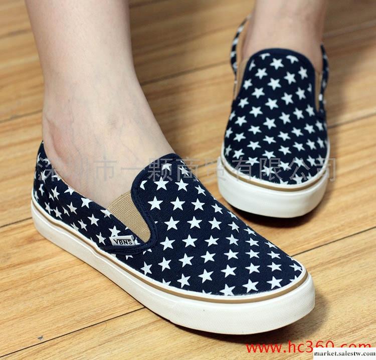 夏季新品小清新波點套腳帆布鞋女鞋一腳蹬無帶懶人鞋休閑鞋布鞋子工廠,批發,進口,代購