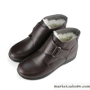 供應時尚女鞋媽媽鞋 棉鞋女 真皮羊毛休閑 中老年人鞋子牛皮棉鞋 秋冬季保暖鞋工廠,批發,進口,代購