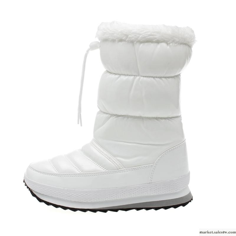 供應韓都衣舍女鞋秋冬新品純色中筒女式雪地靴SH2074工廠,批發,進口,代購