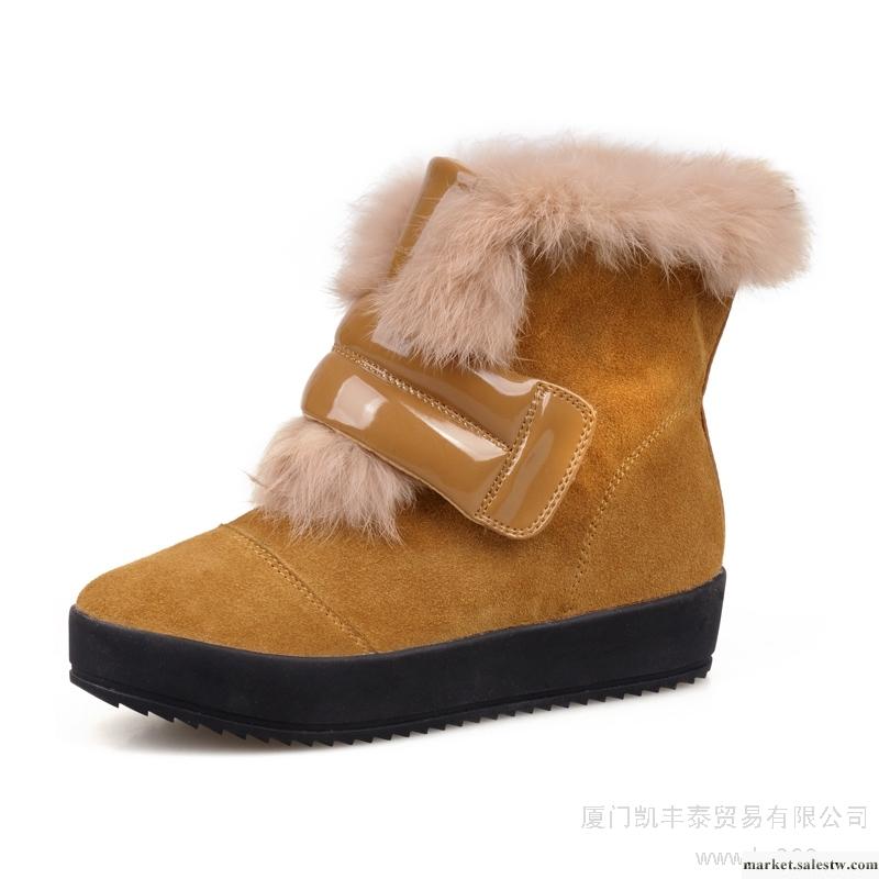 供應Q．VONTON【青婉田】雪地靴 松糕雪地靴子 平底短靴 真皮女靴 女鞋批工廠,批發,進口,代購
