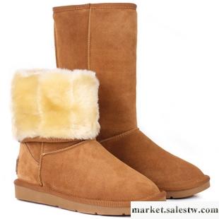 供應冬靴5815 雪地靴牛皮牛筋底女鞋高筒 靴子 Tmall工廠,批發,進口,代購