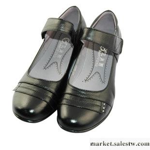 供應2011 春秋坡跟真皮女鞋單鞋媽媽鞋中老年鞋工廠,批發,進口,代購