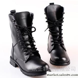 供應秋冬新款女靴子中筒靴機車靴騎士靴馬丁靴女鞋冬歐美英倫真皮復古工廠,批發,進口,代購