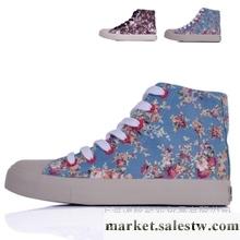 供應博隆 2012新款正品回力鞋 韓版復古碎花潮女鞋防滑帆布鞋155T工廠,批發,進口,代購