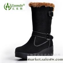 供應薪春 天木林 棉鞋冬靴牛皮雪地靴防水女鞋高筒牛筋底防滑保暖靴子工廠,批發,進口,代購