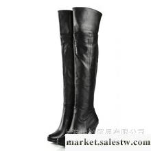 供應坤敏 雨土2012秋冬新款真皮保暖過膝長靴高跟女鞋女式長靴高筒靴子女鞋工廠,批發,進口,代購