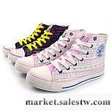 供應--鞋上海回力wxy145t新款高幫時尚淡雅小花紋帆布鞋時尚女鞋粉色工廠,批發,進口,代購