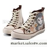 供應高幫系帶帆布鞋韓版潮 休閑鞋女鞋工廠,批發,進口,代購