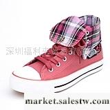 供應亮久久L-98--反折2穿高邦帆布鞋子學生鞋運動休閑鞋板鞋球鞋女鞋工廠,批發,進口,代購