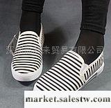 供應酷兒美媚潮韓版女士帆布鞋 女鞋 條紋休閑鞋布鞋工廠,批發,進口,代購
