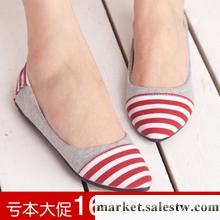 限量早秋新款 韓版時尚甜美復古海軍風條紋尖頭平底休閑女鞋 單鞋工廠,批發,進口,代購