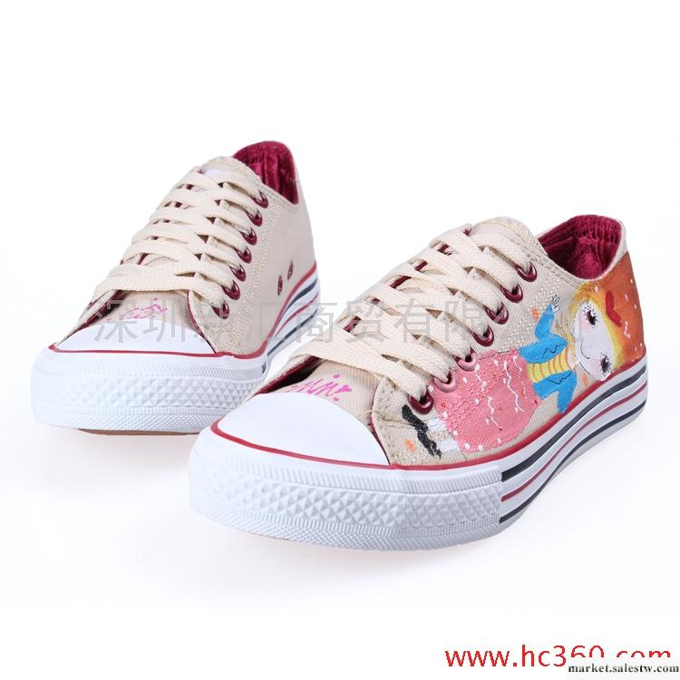 超級美媚 新款 帆布鞋 女 韓版 潮休閑款 女鞋 純手工涂鴉手繪鞋工廠,批發,進口,代購