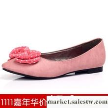 限量 秋季新款韓版平跟糖果色可愛小圓點蝴蝶結淺口尖頭單鞋女鞋工廠,批發,進口,代購