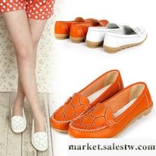 2012春秋新款 韓版真皮坡跟牛筋底防滑柔軟舒適工作鞋 單鞋 女鞋工廠,批發,進口,代購