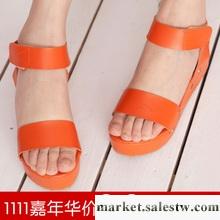 限量 新款 韓版時尚甜美休閑外貿原單純色松糕涼鞋 單鞋 女鞋工廠,批發,進口,代購