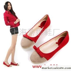 供應2012春季新款韓版蝴蝶結甜美可愛公主平底鞋 女單鞋 休閑女鞋工廠,批發,進口,代購