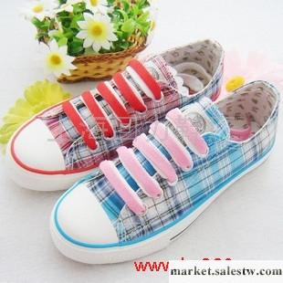 供應回力鞋  女生清純格子帆布鞋 系帶 3色入 WXY-63女鞋工廠,批發,進口,代購