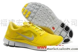 供應運動鞋新款耐克男鞋5.0三代網面跑步鞋free赤足運動鞋女鞋 黃色批發・進口・工廠・代買・代購