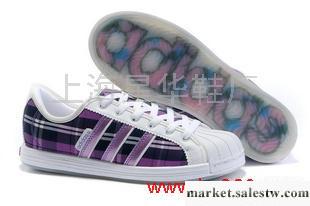 供應阿迪達斯 女鞋 正品 2011新款女子格子布透明底板鞋 運動鞋工廠,批發,進口,代購