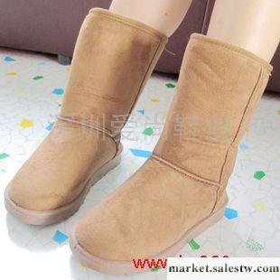 供應靴子 潮流新款簡潔內長毛保暖雪地靴套腳防滑底冬季女靴子女鞋工廠,批發,進口,代購