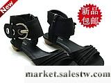 包郵 日韓新品 外貿原單女鞋 時尚休閑百搭環腳皮帶扣羅馬涼鞋工廠,批發,進口,代購