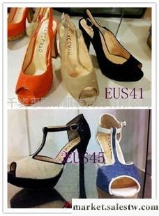 專柜正品代購2012思加圖春款魚嘴防水臺女鞋EUS45 EUS41工廠,批發,進口,代購