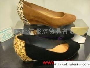 專柜正品代購 妙麗 2012新款坡跟圓頭豹紋女鞋LNN09(999)工廠,批發,進口,代購