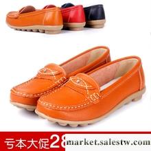 限量新款 時尚歐美英倫牛筋底真皮復古坡跟圓頭女鞋 單鞋 媽媽鞋工廠,批發,進口,代購