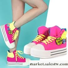 2012秋冬熱賣新款歐美時尚潮流棉質個性休閑憤怒的小鳥帆布鞋女鞋工廠,批發,進口,代購