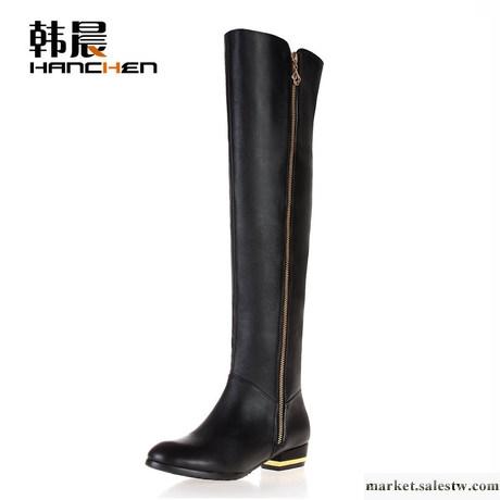 供應韓晨 新款冬女鞋 女靴 真皮靴子騎士靴長筒靴高筒靴長靴 00291工廠,批發,進口,代購