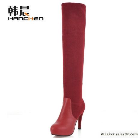 供應韓晨過膝靴長筒靴子高跟靴騎士靴兩穿真皮女靴女鞋工廠,批發,進口,代購